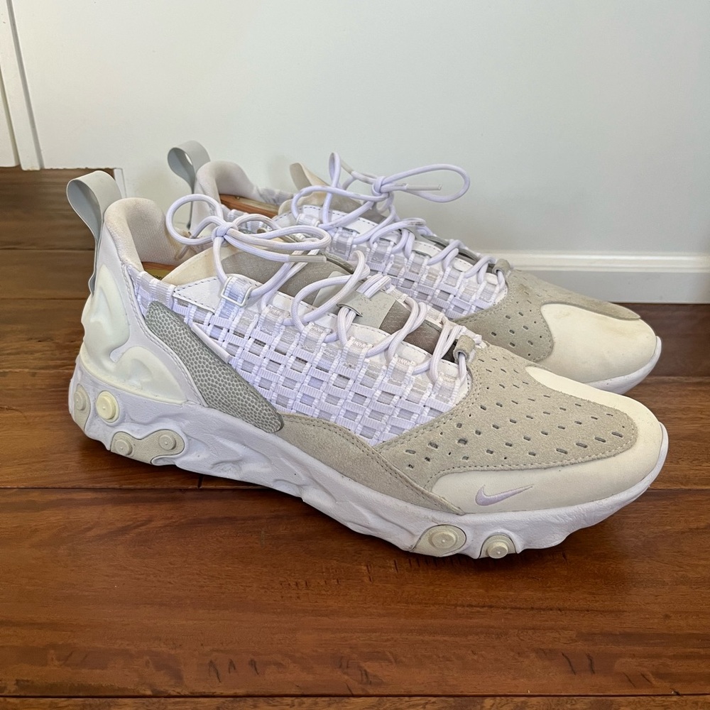 Nike React Sertu Triple White Sz. 11